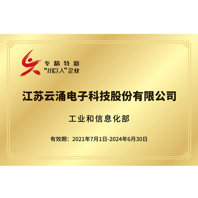 國家級專精特新“小巨人”企業(yè)